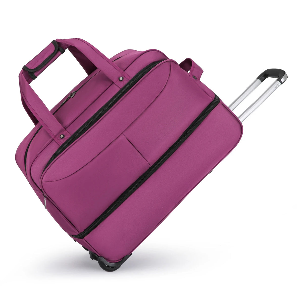 sac de voyage à roulettes unisexe - Rose