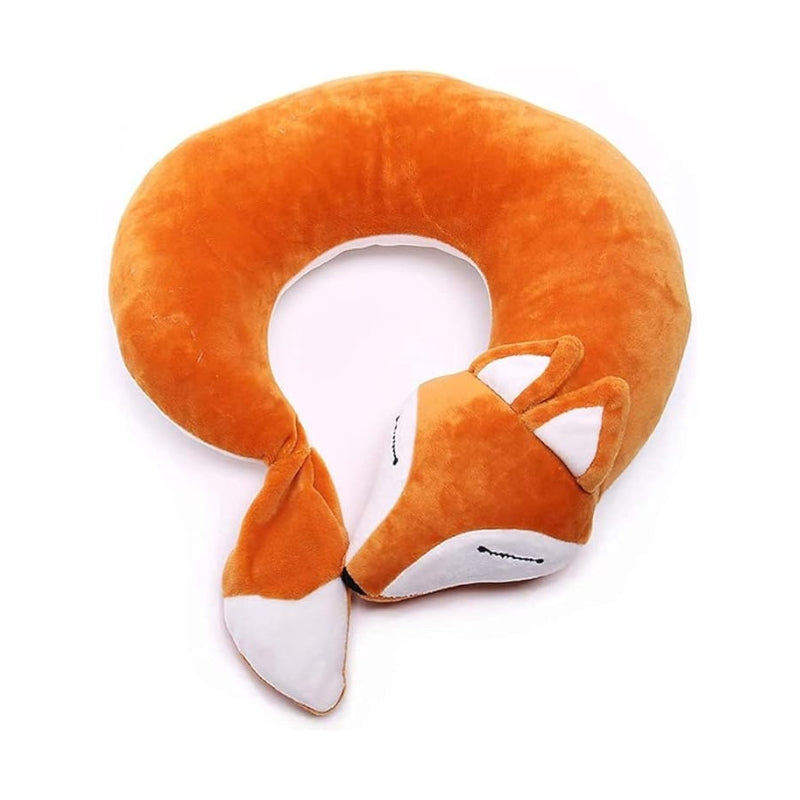 appui tête coussin de voyage enfant - Orange