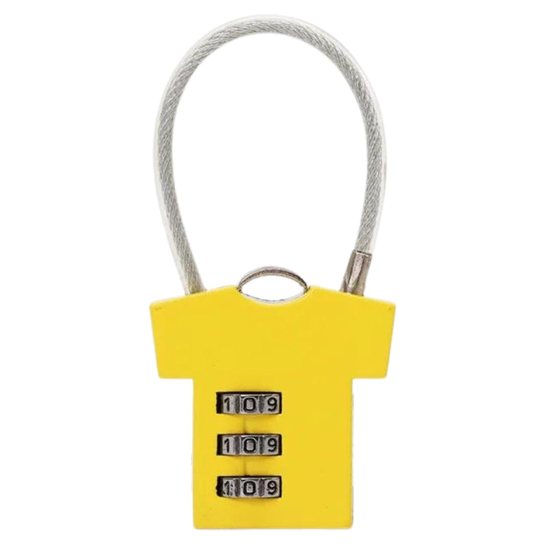 cadenas à code valise - Jaune