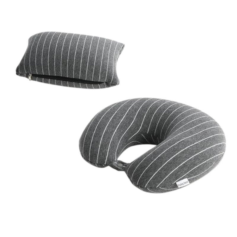coussin de voyage pliable - Gris Foncé