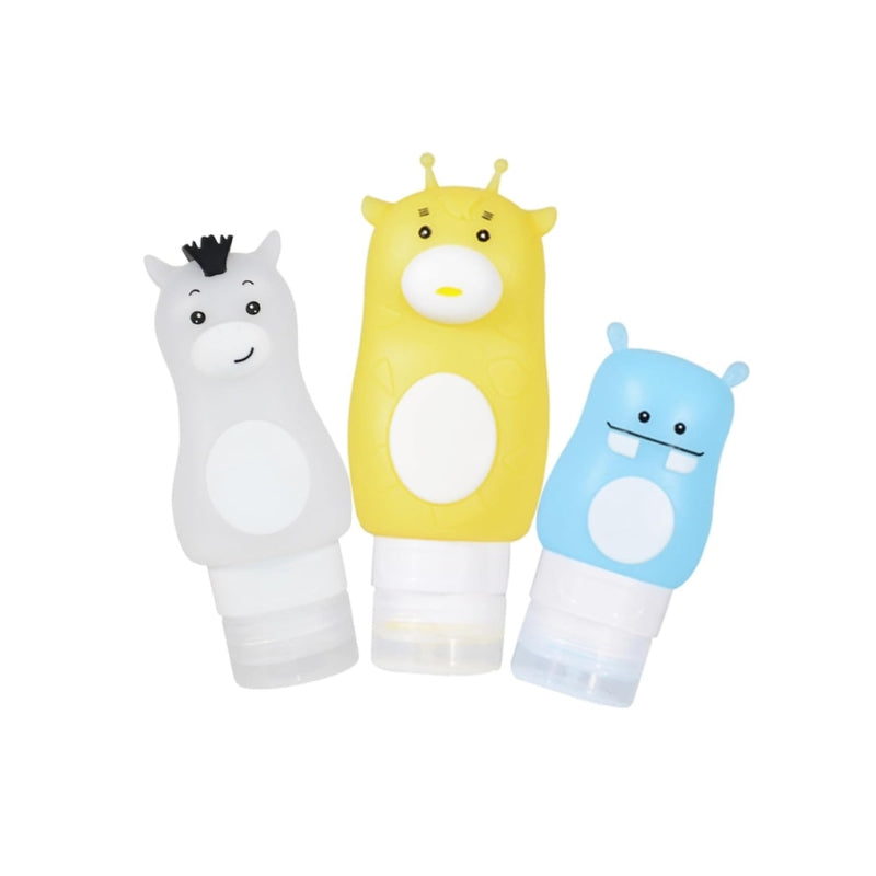 flacon voyage enfant - Jaune Bleu et Gris
