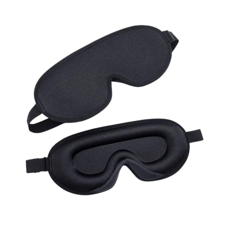 masque de sommeil pour avion - Noir 1