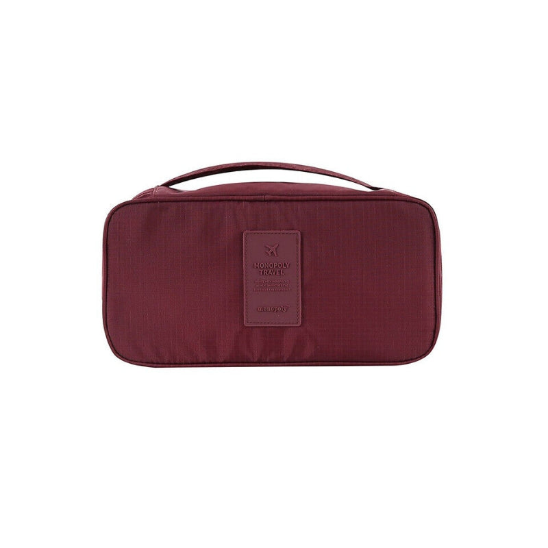 rangement pour sous vêtement de voyage - Rouge