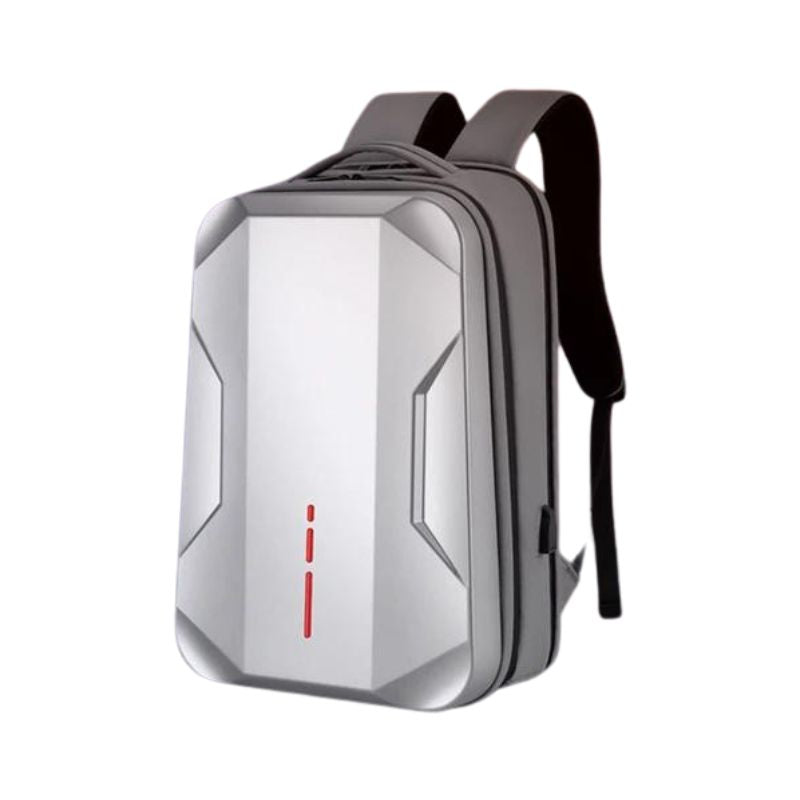 sac à dos rigide pour ordinateur portable - Blanc