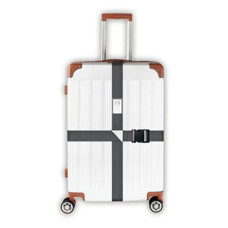 sangle de valise en croix - Gris