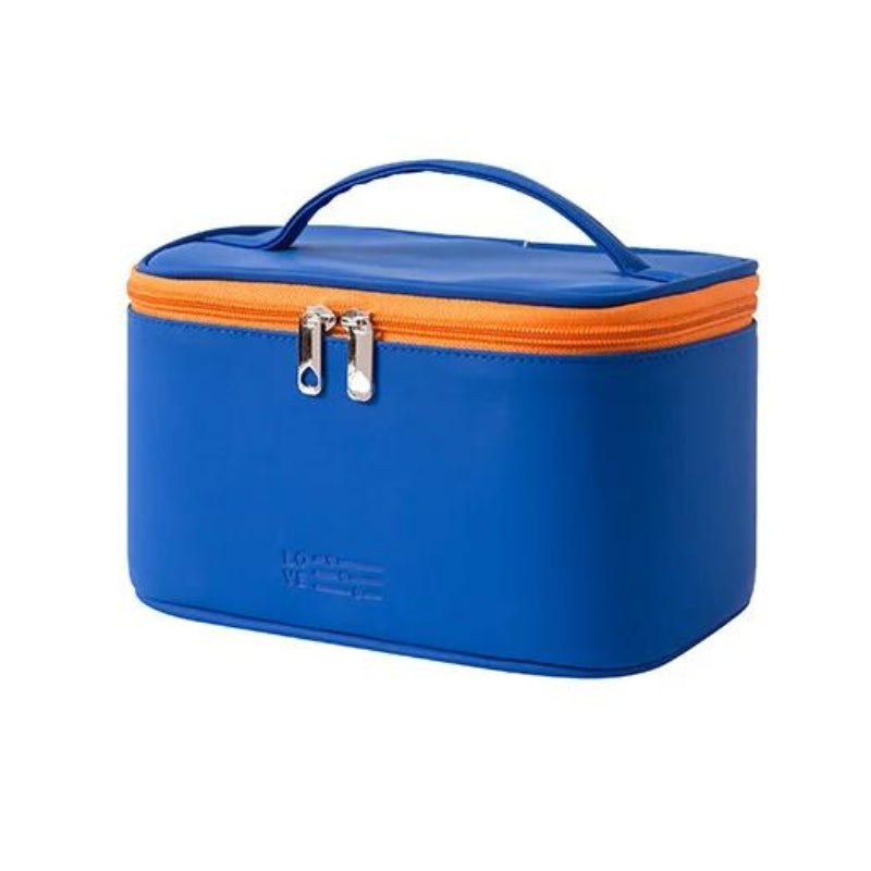 trousse de toilette et maquillage - Bleu