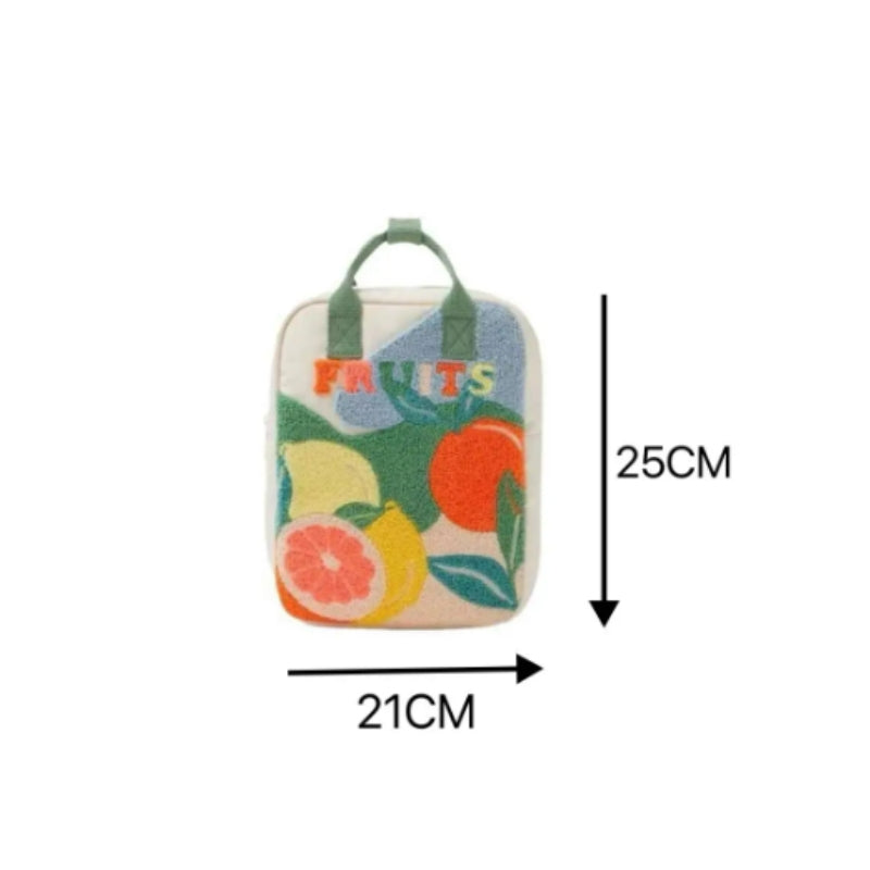 Petit Sac a Dos Enfant dimensions indiquées - Motifs Multiples - Motif Dinosaure - Motif Espace - Motif Fleurs