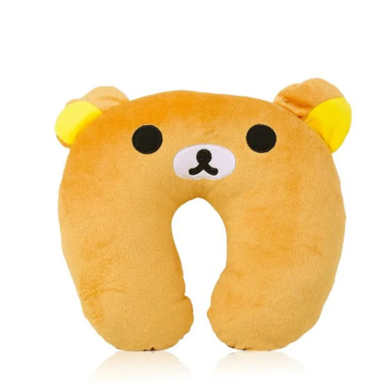 coussin de voyage en peluche - Ours