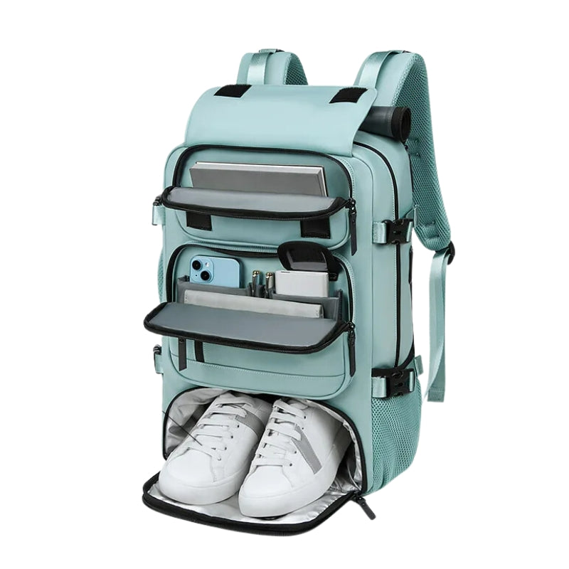 Sac De Voyage Format Pratique compartiment ouvert - Rose - Turquoise - Gris - Gris Foncé - Vert Armée - Vert Pastel - Bleu Canard - Noir - Lavande