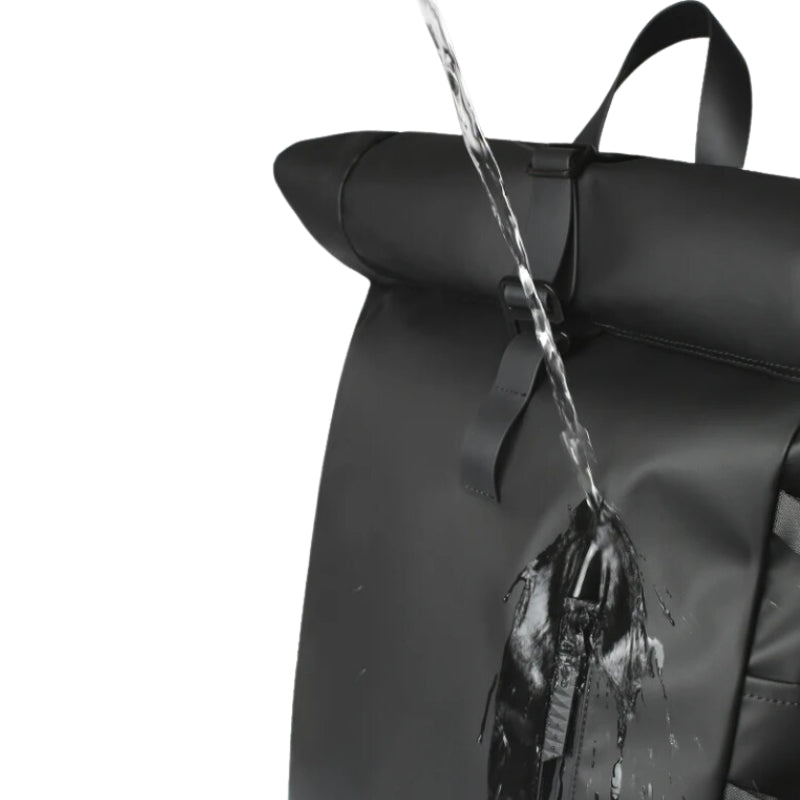 Sac à Dos Roll Top Imperméable gros plan sur l'eau - Vert - Noir - Gris - Rose - Bleu Marine
