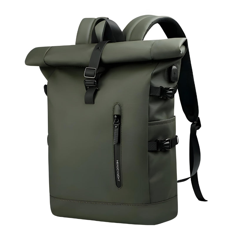 Sac à Dos Roll Top Imperméable - Vert 