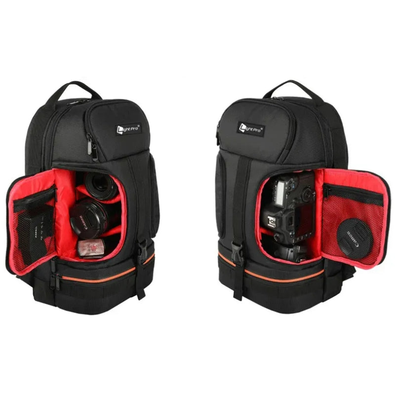 Bolsa para cámara compartimento abierto - Naranja - Gris - Rojo