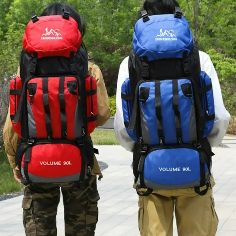 Sac à Dos Trekking deux sacs visibles - Bleu Clair - Rouge - Vert - Bleu Marine - Noir