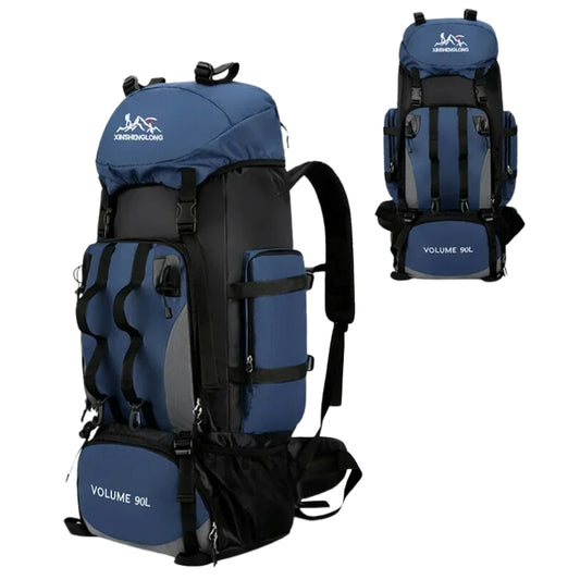 Sac à Dos Trekking - Bleu Marine - Sans Housse Imperméable