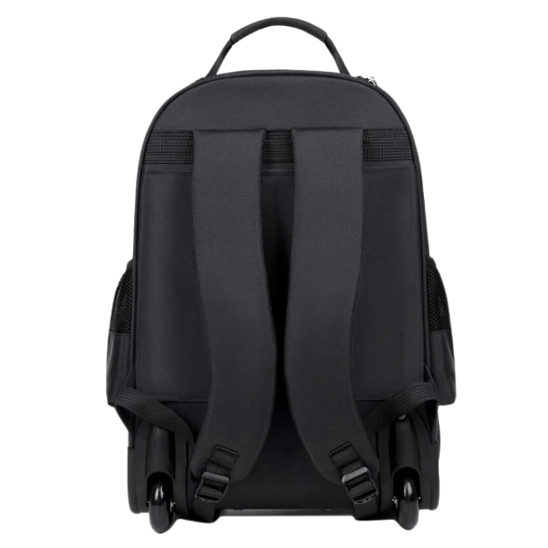 Sac à Dos à Roulettes dos avec roulettes - Noir