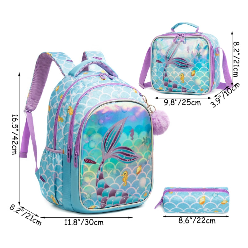 Sac à Dos Voyage Avion Enfant dimensions affichées - Motif Football 1 - Motif Football 2 - Motif Football 3 - Motif Sirène 1 - Motif Sirène 2 - Motif Licorne