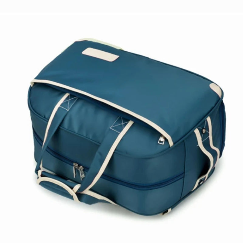Sac Valise à Roulettes angle supérieur - Rose - Violet - Bleu - Noir - Orange - Marron