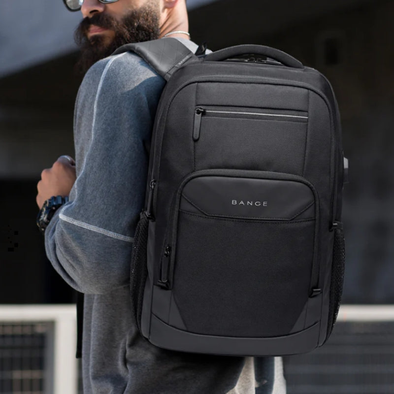 Sac à Dos de Travail Homme portée à l'épaule - Gris - Noir - Bleu Marine