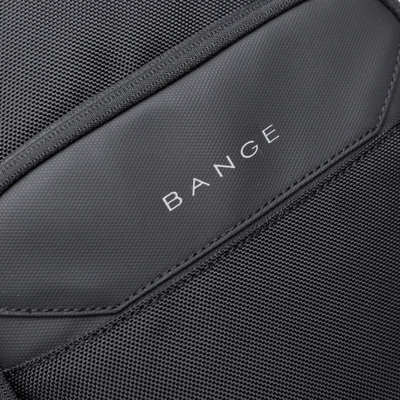 Sac à Dos de Travail Homme gros plan logo - Gris - Noir - Bleu Marine