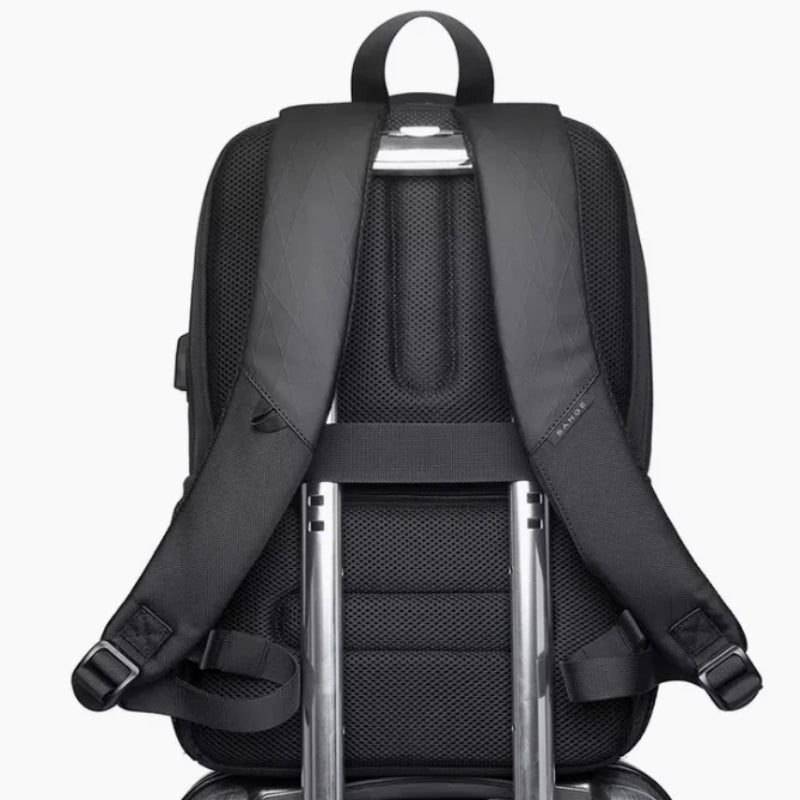 Sac à Dos de Travail Homme dos avec bretelles - Gris - Noir - Bleu Marine