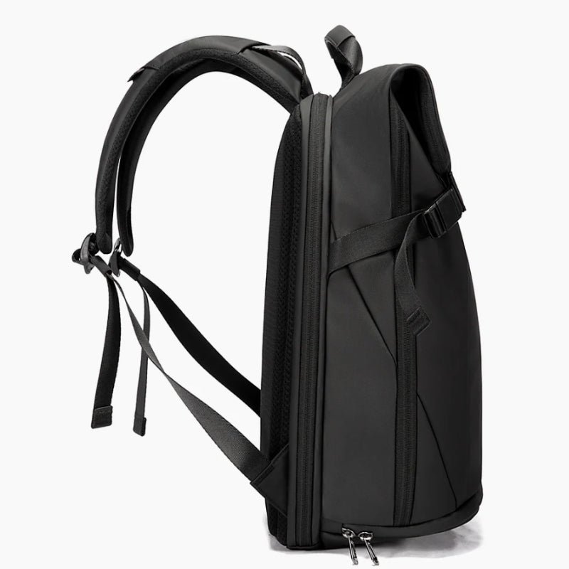Sac à Dos Etanche profil latéral - Noir