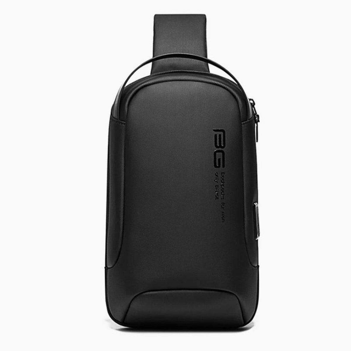 Sac De Poitrine Homme gros plan fermeture zippée - Noir