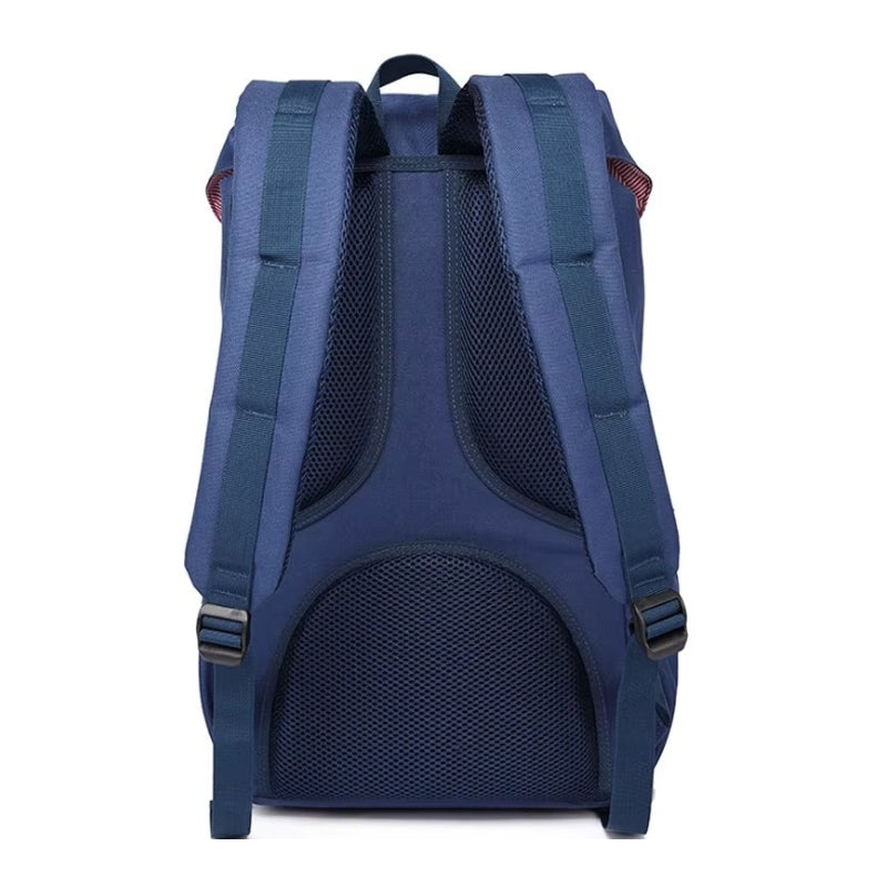 Sac à Dos de Voyage Vintage détails des bretelles - Noir - Bleu - Gris - Vert