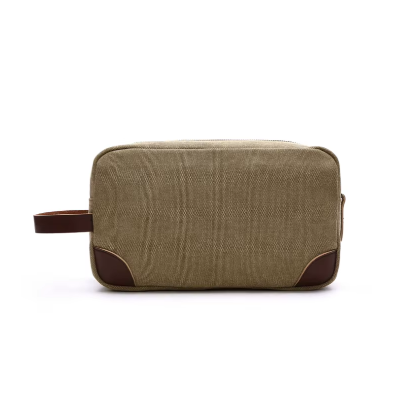 Sac de Toilette Homme gros plan sur le produit - Kaki