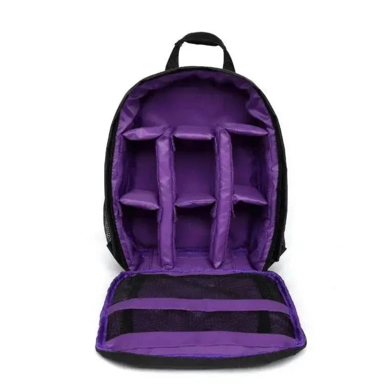 sac à dos appareil photo - Violet