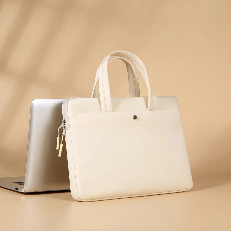 sacoche pour ordi portable - Beige