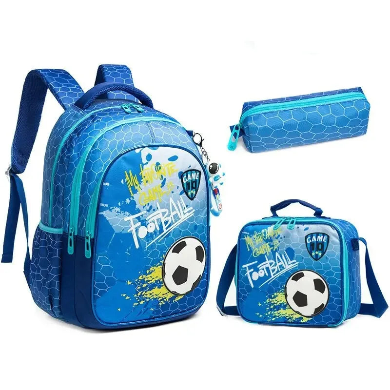 sac à dos voyage avion enfant - Motif Football 1