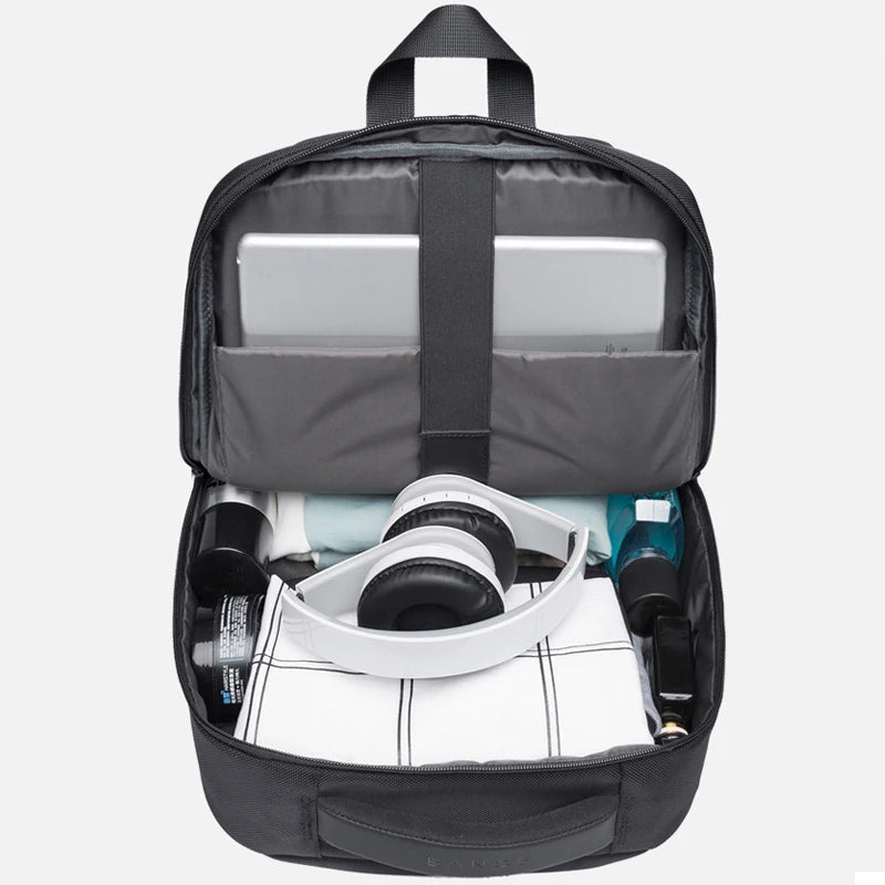 Sac à Dos de Travail Homme compartiment ouvert - Gris - Noir - Bleu Marine