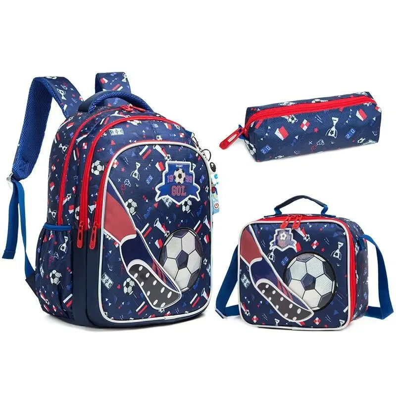sac à dos voyage avion enfant - Motif Football 2