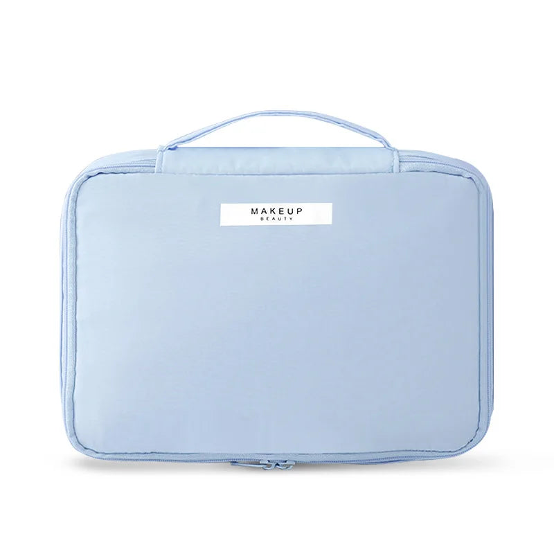 trousse de toilette et maquillage femme - Bleu Ciel - M
