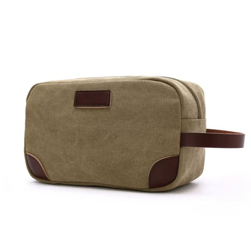 trousse de toilette homme avion - Kaki