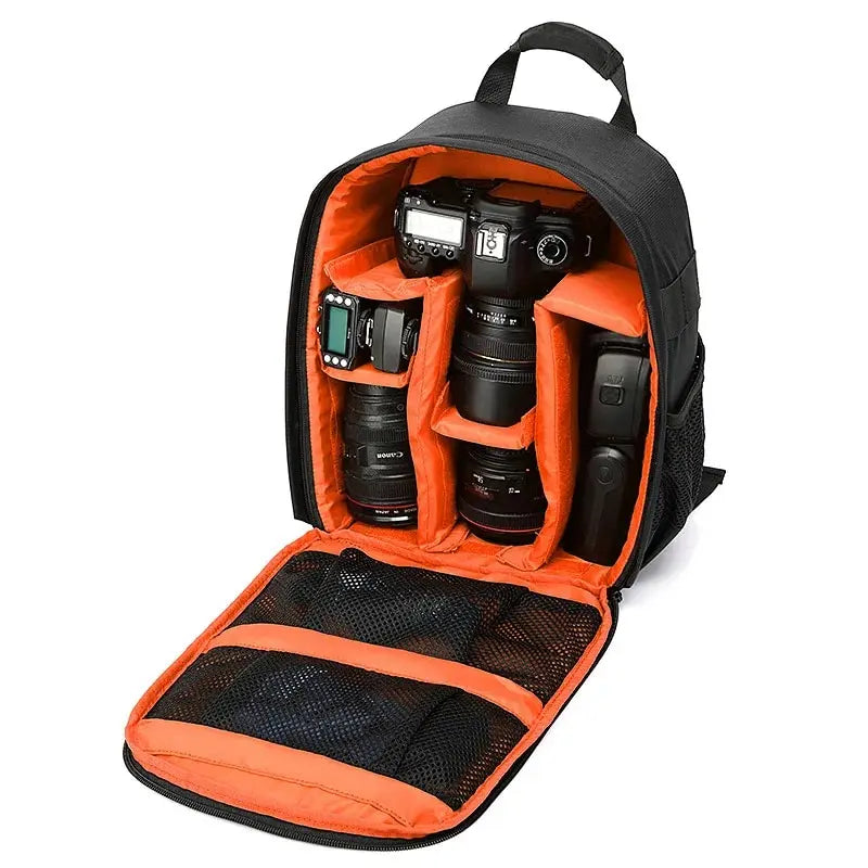 sac à dos appareil photo - Orange