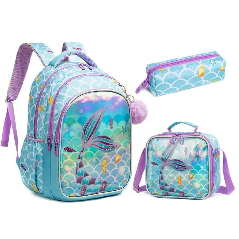 sac à dos voyage avion enfant - Motif Sirène 2