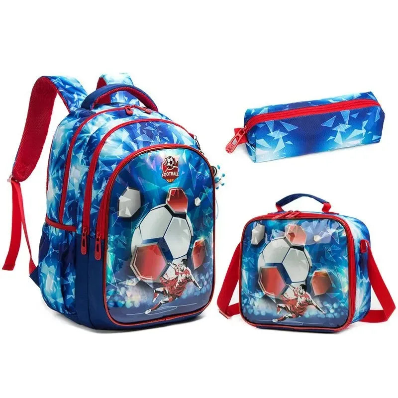sac à dos voyage avion enfant - Motif Football 3