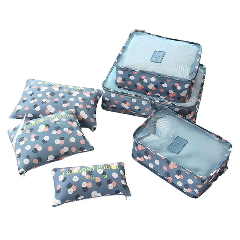 organisateur de voyage sac - Rouge Motifs à Fleurs - Imprimé Léopard Rose - Bleu Marine Motifs à Pois - Bleu Motifs à Fleurs - Bleu Marine Motifs à Fleurs - Bleu Motifs à Étoiles - Rose Motifs à Fleurs