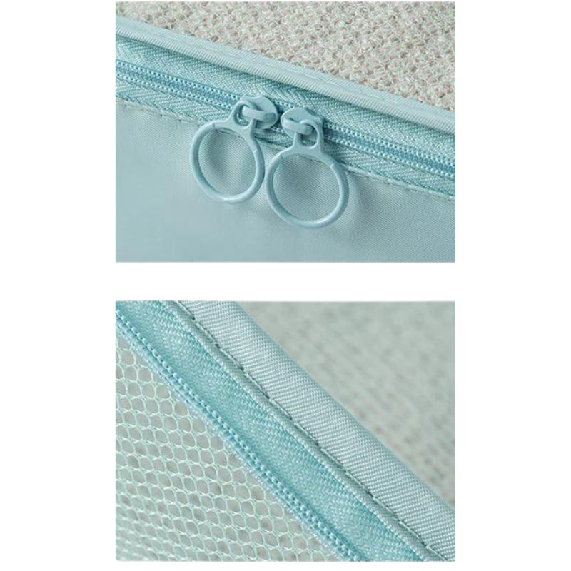 Bagage Organisateur fermeture zippée - Turquoise - Bleu Marine - Bleu Clair - Beige - Noir - Gris - Rose