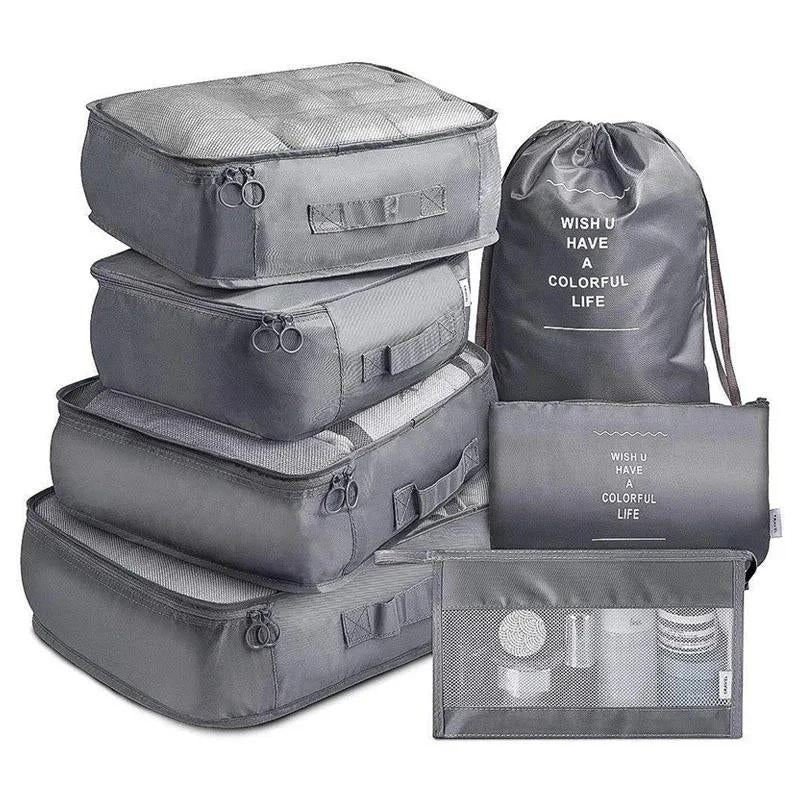 Lot Organisateur Bagages - Gris