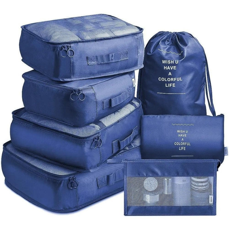 Lot Organisateur Bagages - Bleu Marine