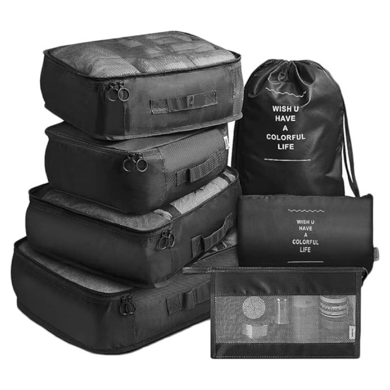 Lot Organisateur Bagages - Noir