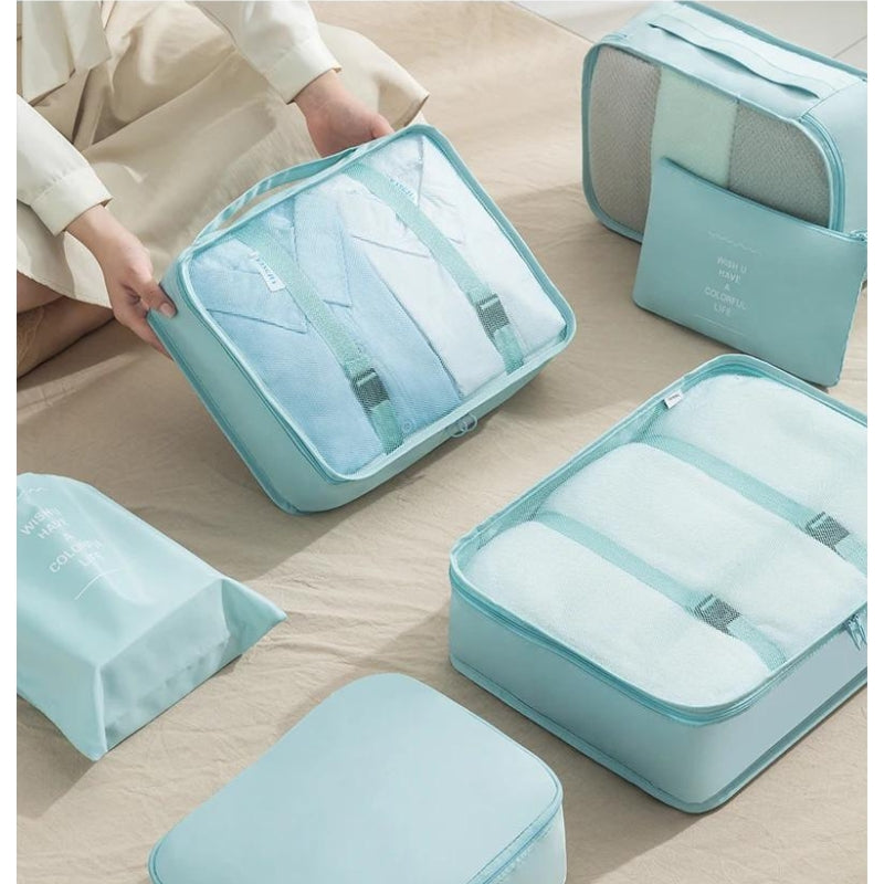 Bagage Organisateur articles en désordre - Turquoise - Bleu Marine - Bleu Clair - Beige - Noir - Gris - Rose