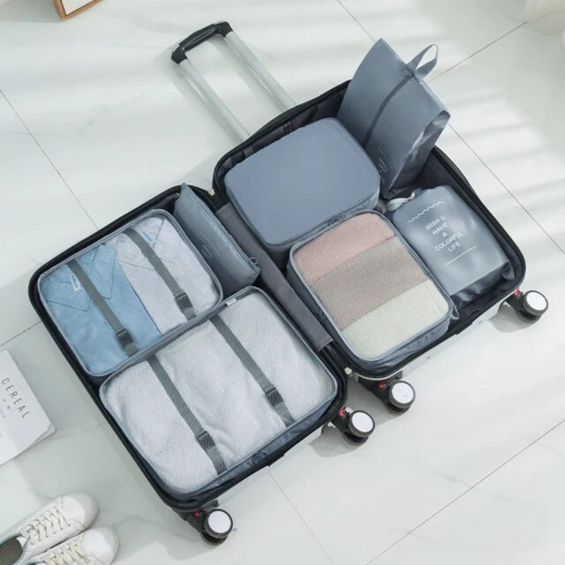 organisateur de bagage avion - Gris