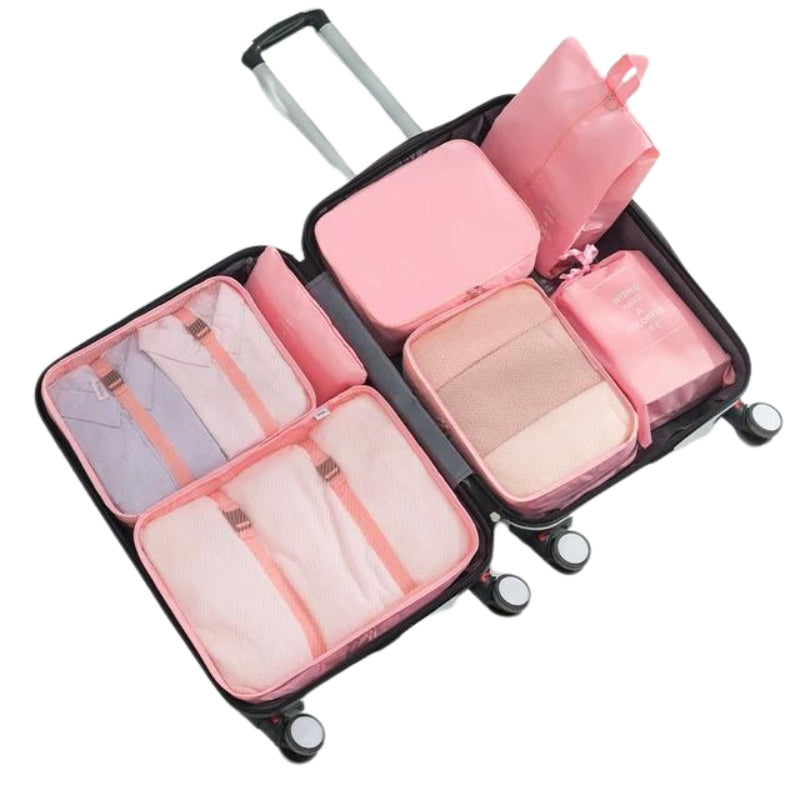 organisateur de bagage pour femme - Rose