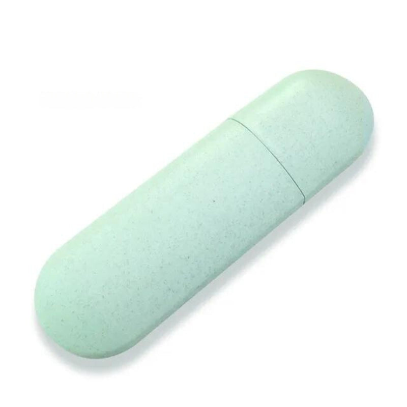 étui brosse à dent et dentifrice - Vert