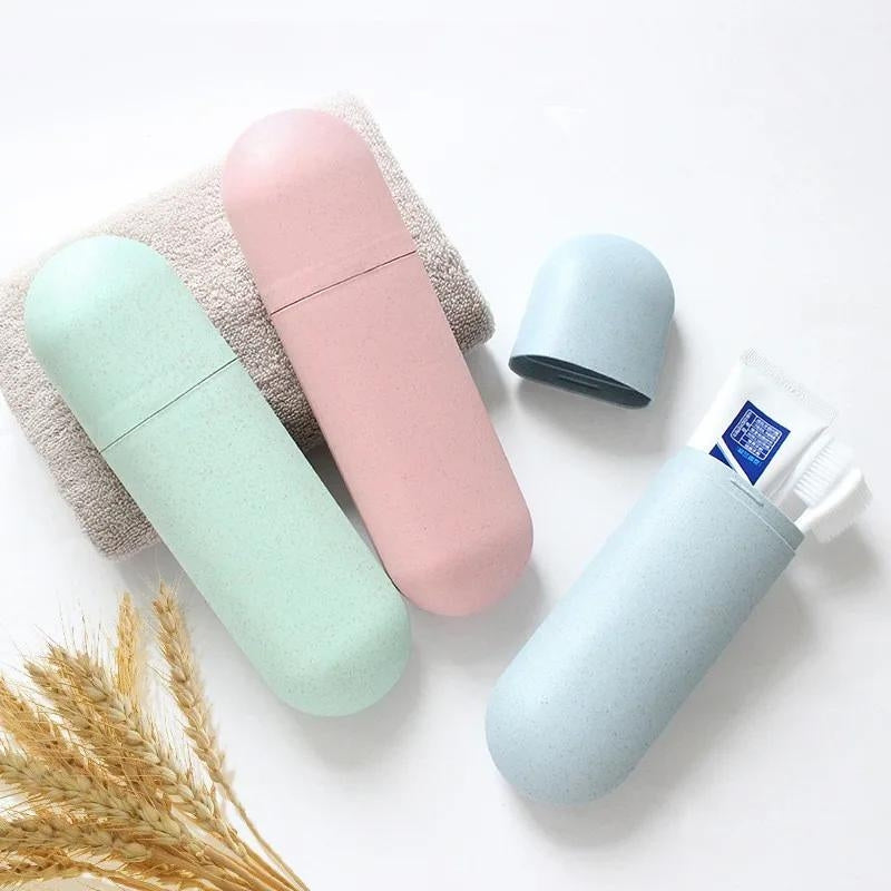 etui brosse a dent dentifrice - Beige - Vert - Bleu - Rose
