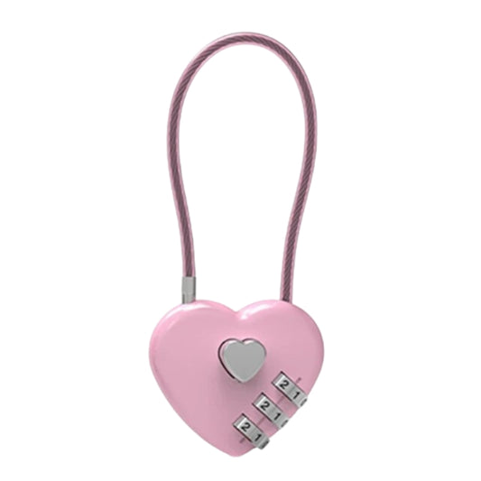 cadenas à chiffres pour valise - Rose 