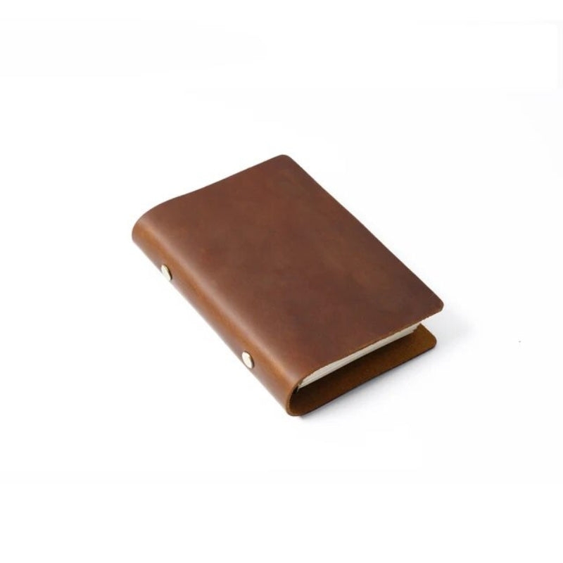 carnet de note cuir - Marron